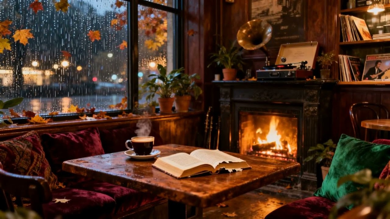 Soft Jazz for Study and Work: Shadows in a Drenched Night...