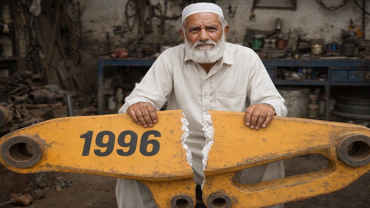 Masterful Repair! Pakistani Experts Bring a Broken Loader Boom Back to Life