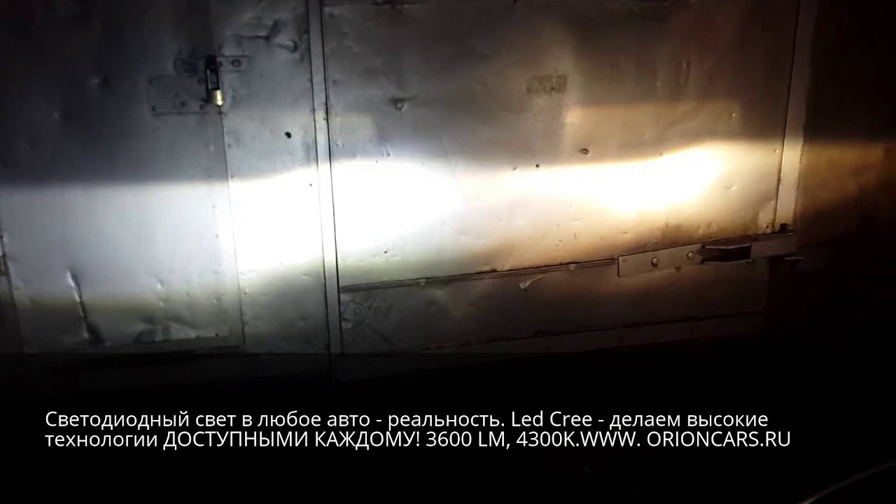 Светодиодный свет в авто CREE