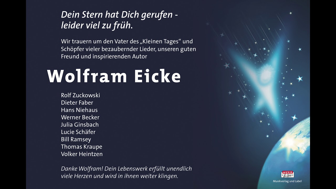Wolfram Eicke - Mich ruft mein Stern