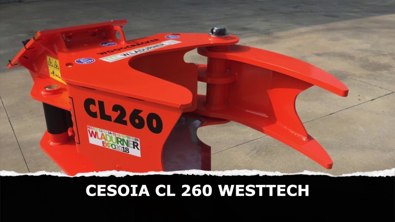Abbattimento Tronchi - Cesoia CL 260 Woodcracker Westtech