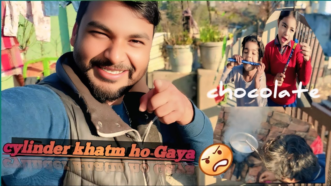 Gas Cylinder Khatam 😲 | Chhat Par Chulha Jala Kar Cooking | Real Life Vlog