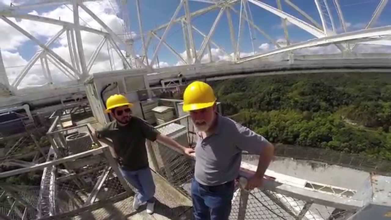 Arecibo Uncut: First Visit to the Platform & Dome with Dana Whitlow