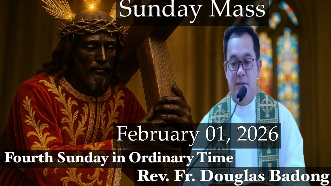 QUIAPO CHURCH LIVE MASS TODAY SUNDAY FEBRUARY 01 2026 Rev. Fr. Douglas Badong