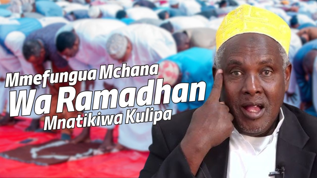 MMEKULA MCHANA WA RAMADHAN MNATAKIWA MLIPE! SHEIKH JONGO AFUNGUKA