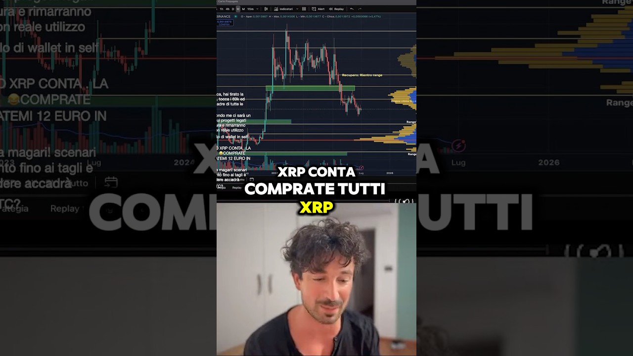 😂TRASFORMARE 12&euro; DI XRP IN 100&euro; (L&rsquo;EROE DEL GIORNO) #crypto #trading #bitcoin