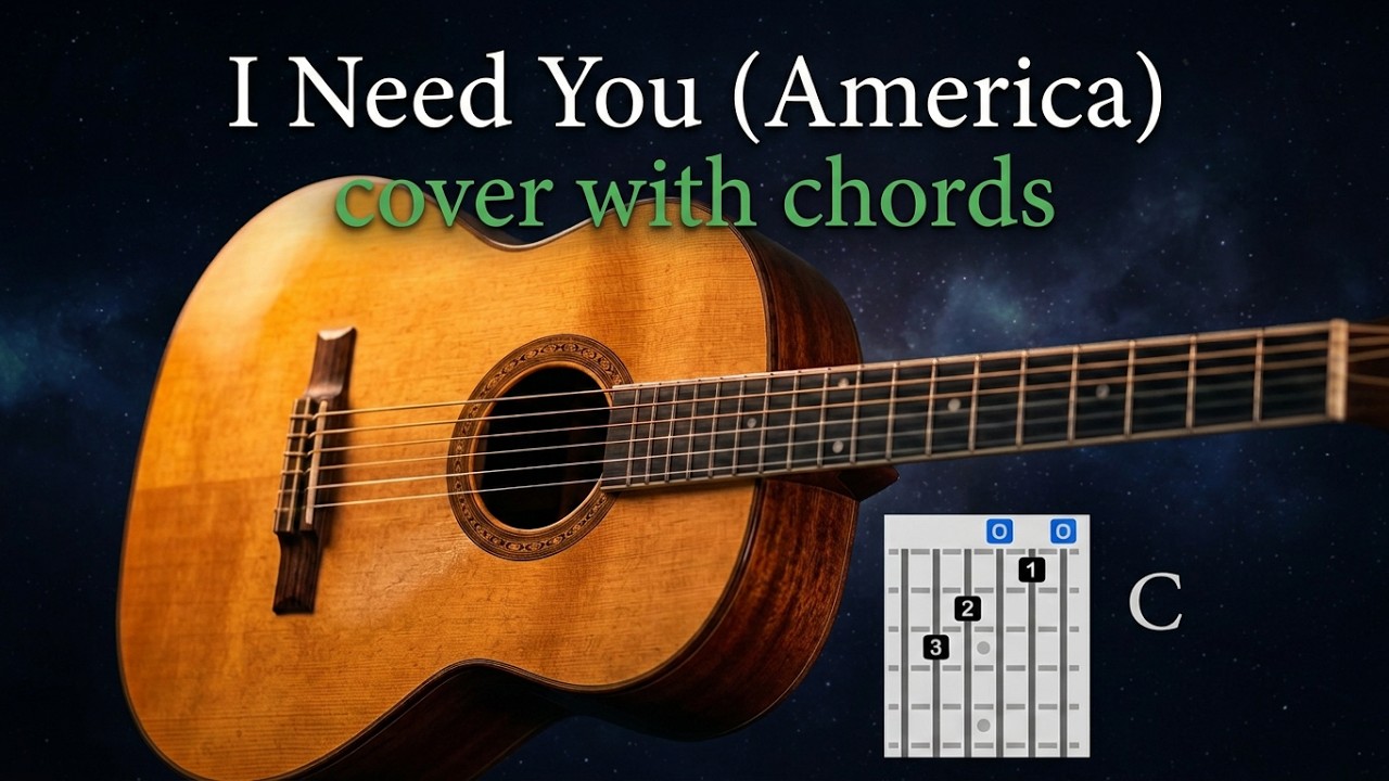 I Need You (America) - guitar chords