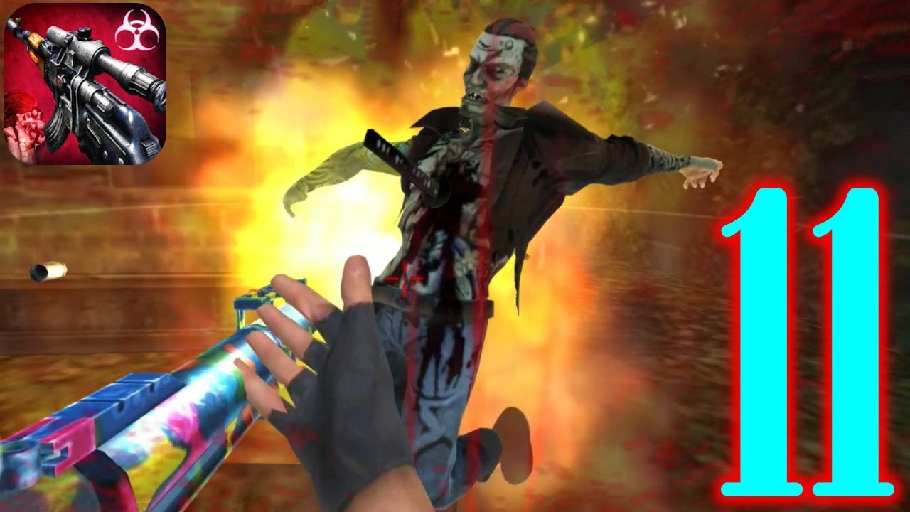 Zombie 3D Gun Shooter Real Survival Warfare 11 - PARTY AT NIGHT Stage COMPLETE Gameplay Walkthrough