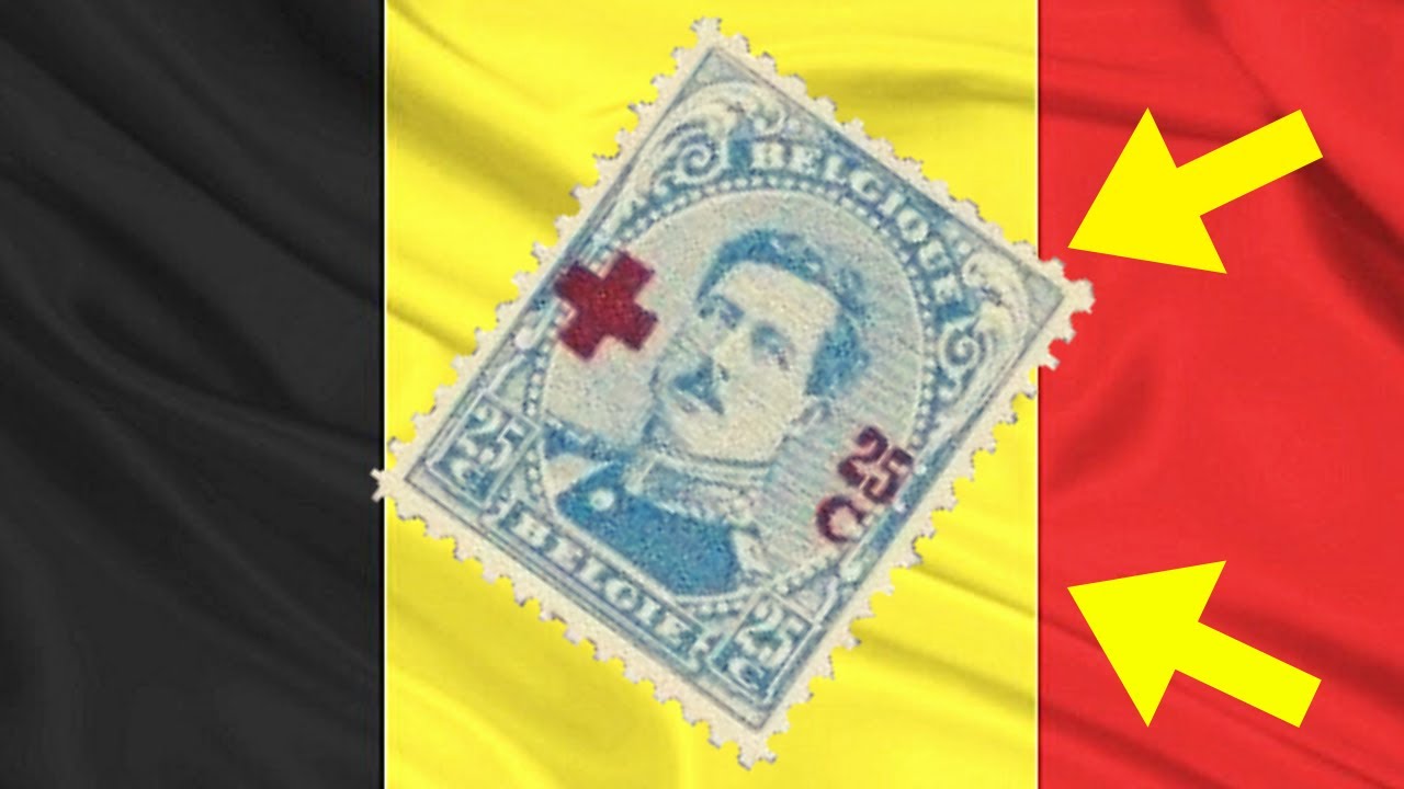 FRANCOBOLLI del BELGIO pi&ugrave; RARI di VALORE - curiosit&agrave; filatelia