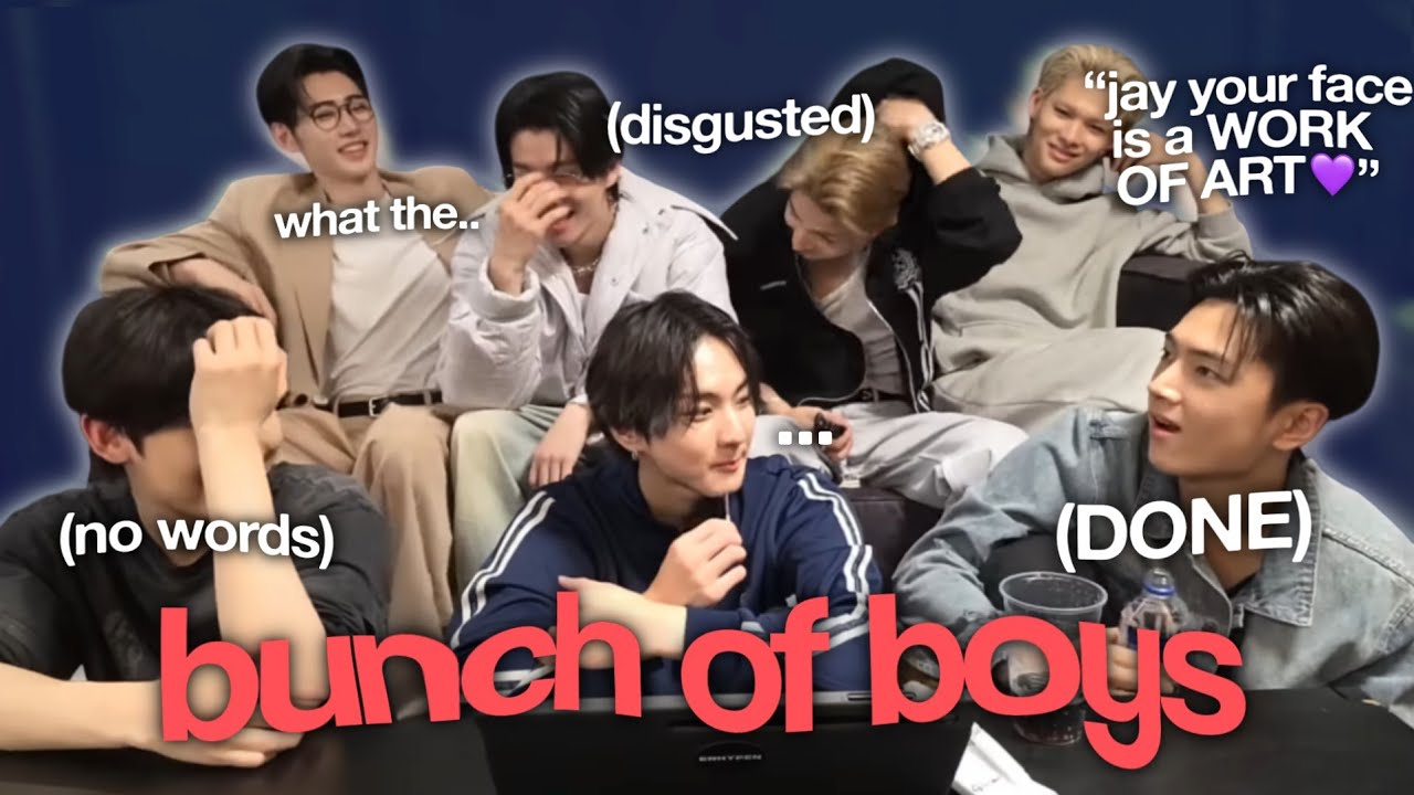enhypen proving they’re lowkey a bunch of boys💔