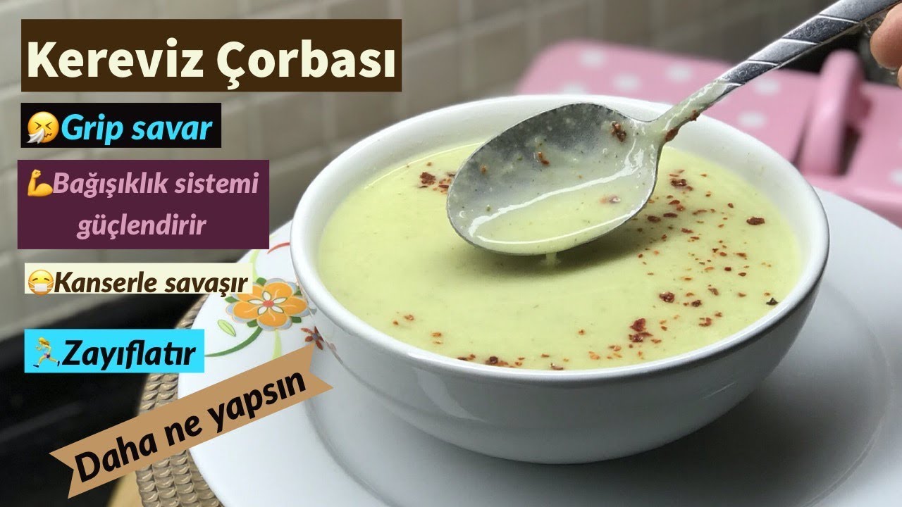 Kereviz Çorbası - Naciye Kesici - Yemek Tarifleri