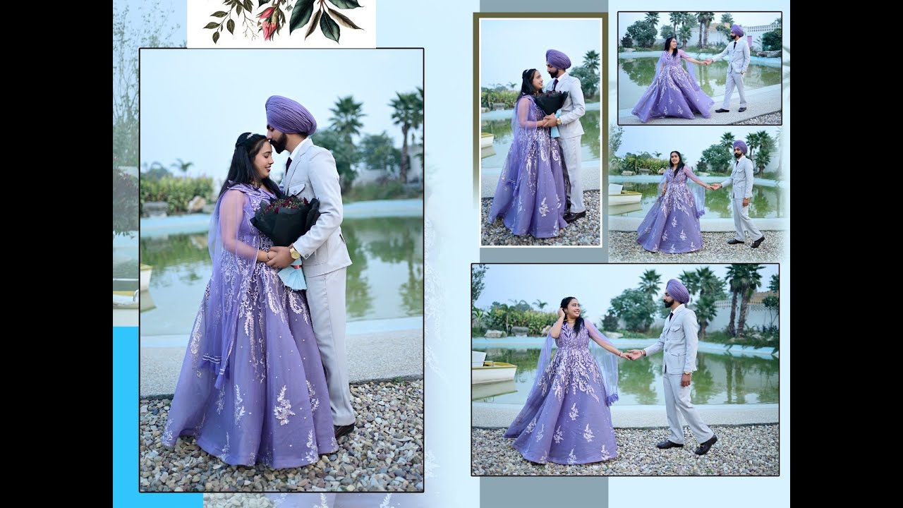 Arjun Singh weds Harmandeep kaur wedding live by Guru Nanak Studio Mangli Ldh. Mob. 94175-09347