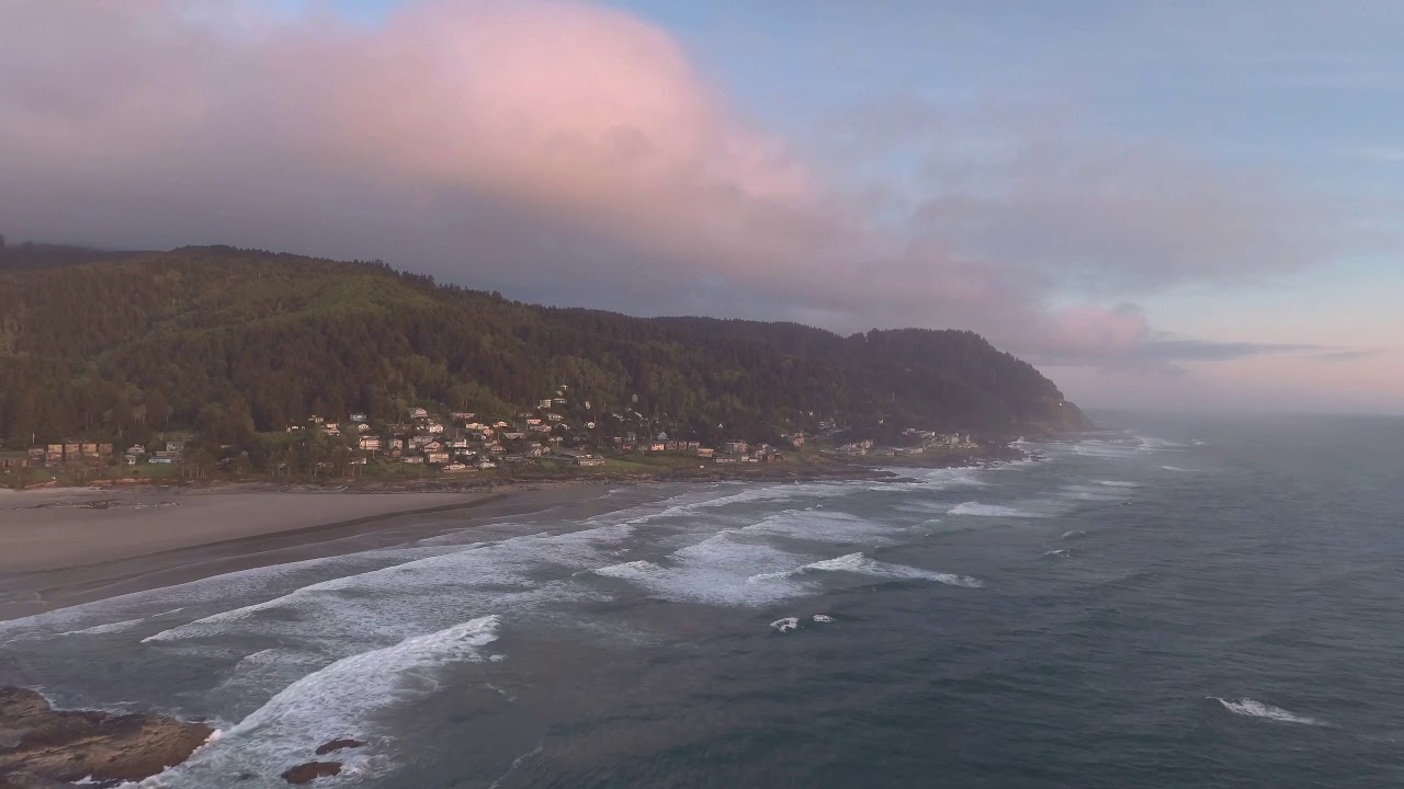 Autel Evo- Yachats Sunset revisited