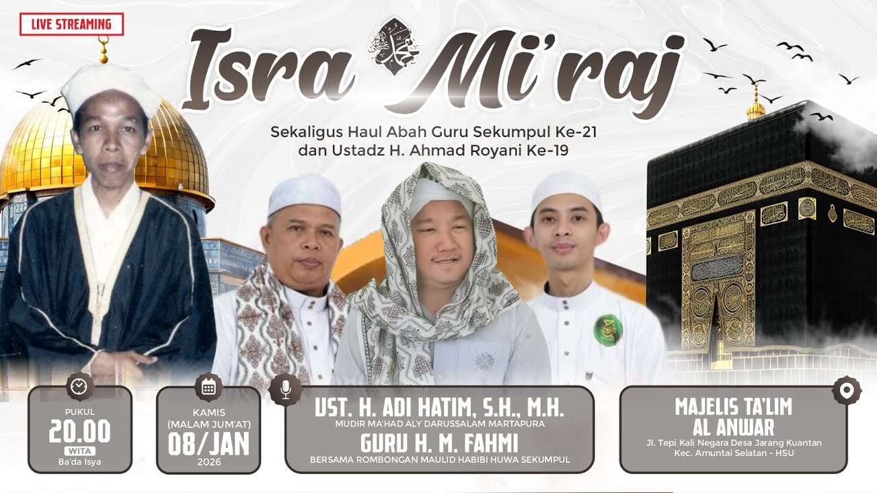 LIVE | PERINGATAN ISRA MI'RAJ & HAUL UST. H. AHMAD ROYANI | MAJELIS TA'LIM AL ANWAR - JARANG KUANTAN