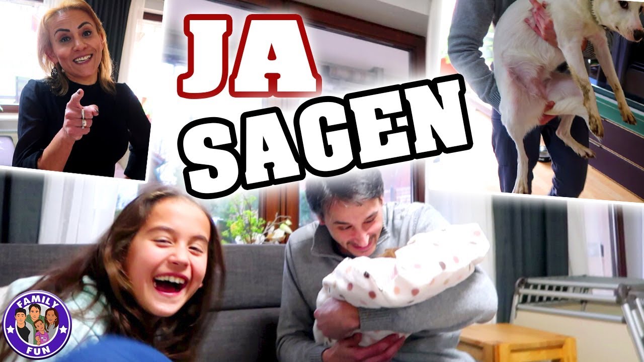 1 TAG lang JA SAGEN Challenge - Egal was passiert - Family Fun