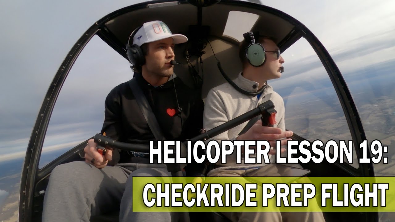 Checkride Prep Flight in an R22 Helicopter | Student Pilot Training Vlog
