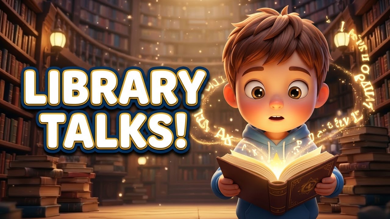 The Library That Talks When Kids Read 📚✨ A Magical Story for Kids #hismartie
