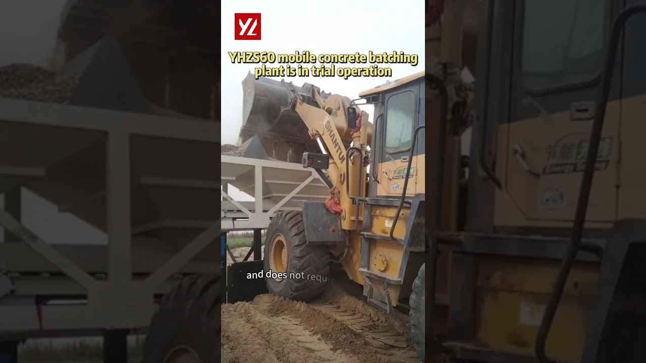 212 Mobile Concrete Batching Plant Trial Operation | Test Run for High-Quality Concrete Production