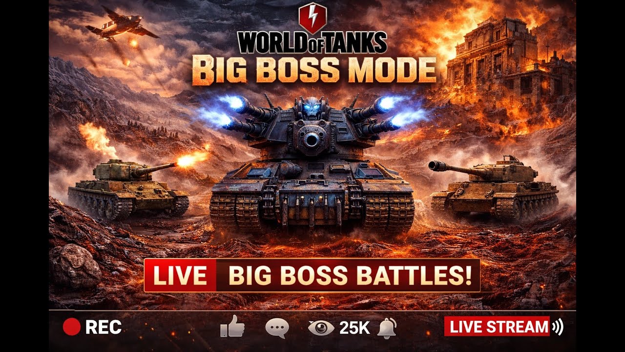 🔴 BIG BOSS MODE LIVE | World of Tanks Blitz | Ultimate Boss Battle