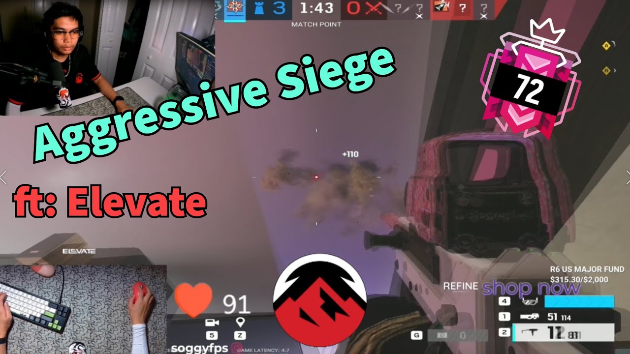 Aggressive Siege w Elevate - Rainbow Six: Siege Tom Clancy Edition