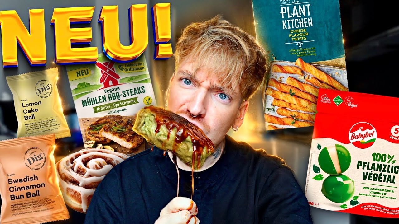 Ich teste Neue Vegane Produkte! K&auml;sesticks, Maultaschen, Babybel & co. 🌟