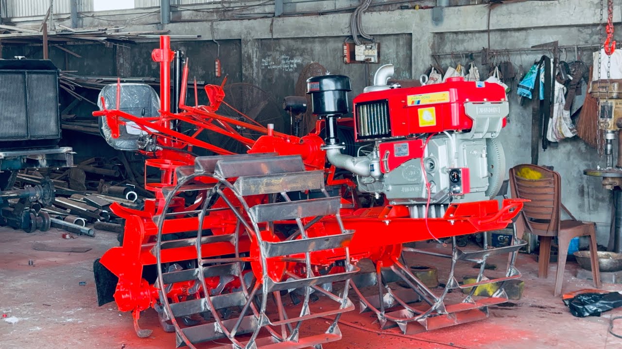 #cokhithanhdien #mayxoibanhxich #maymoc Máy xới tay gia đình động cơ JANGDONG 30HP