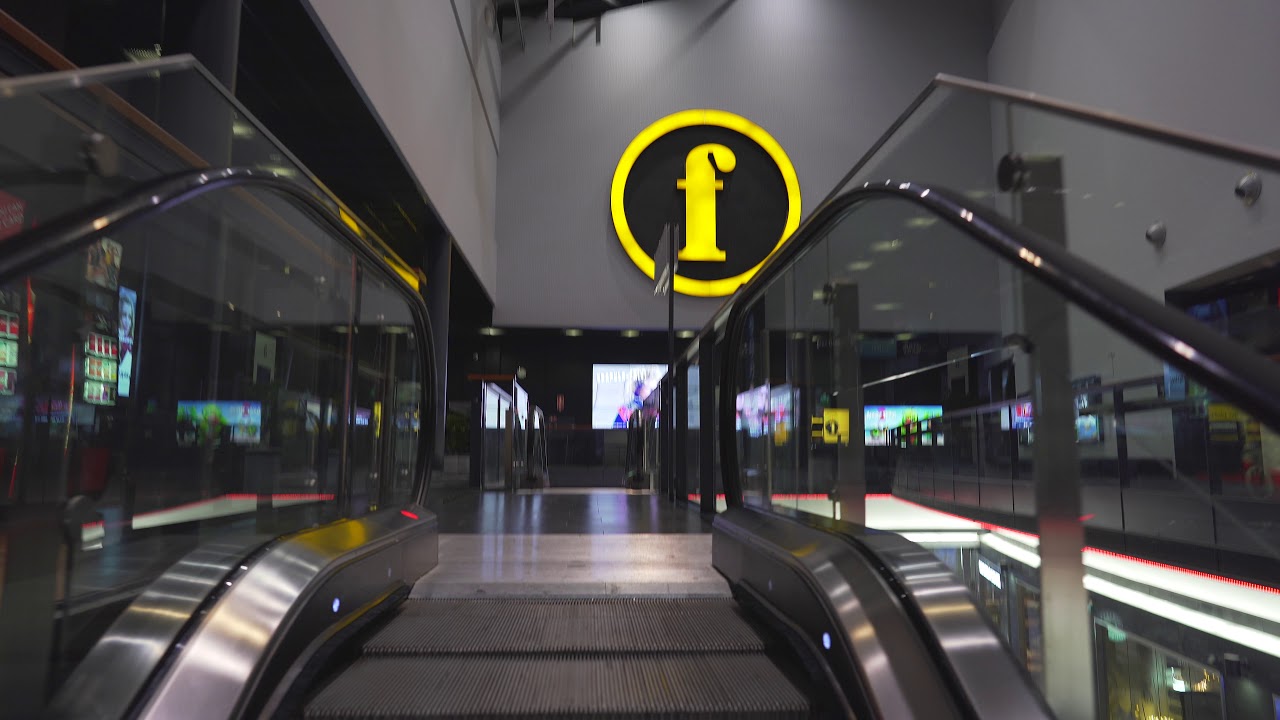 Finland, Helsinki, Flamingo Entertainment Center,  7X escalator, 1X elevator