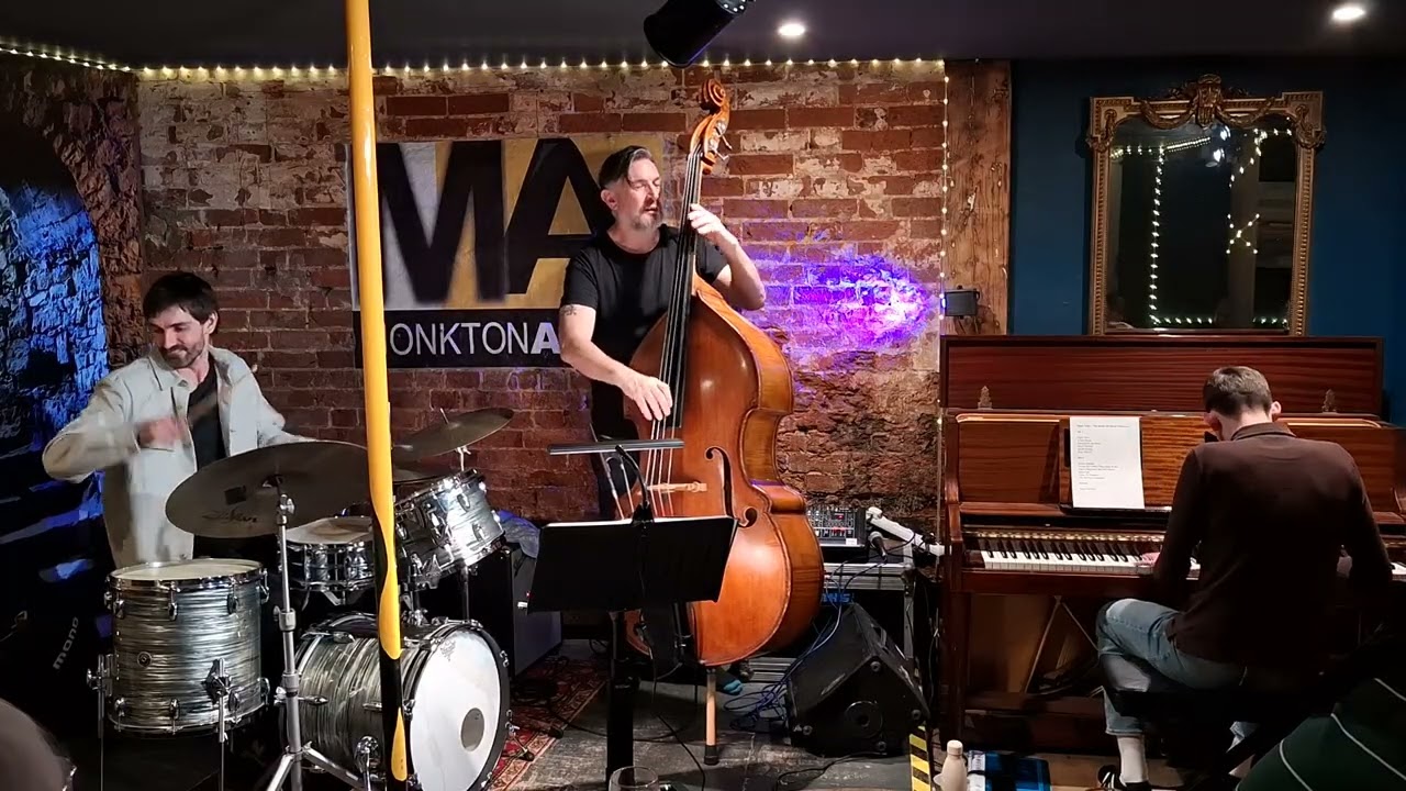 Piano trio play Oscar Peterson's Night Train, Monkton Arts, Ryde,IoW. 25/2/26