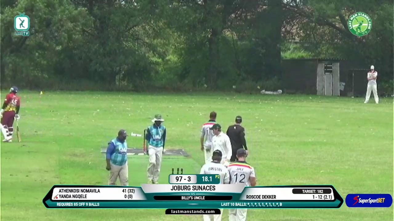 Joburg SunAces  vs Billy's Uncle | Sandton | South Africa
