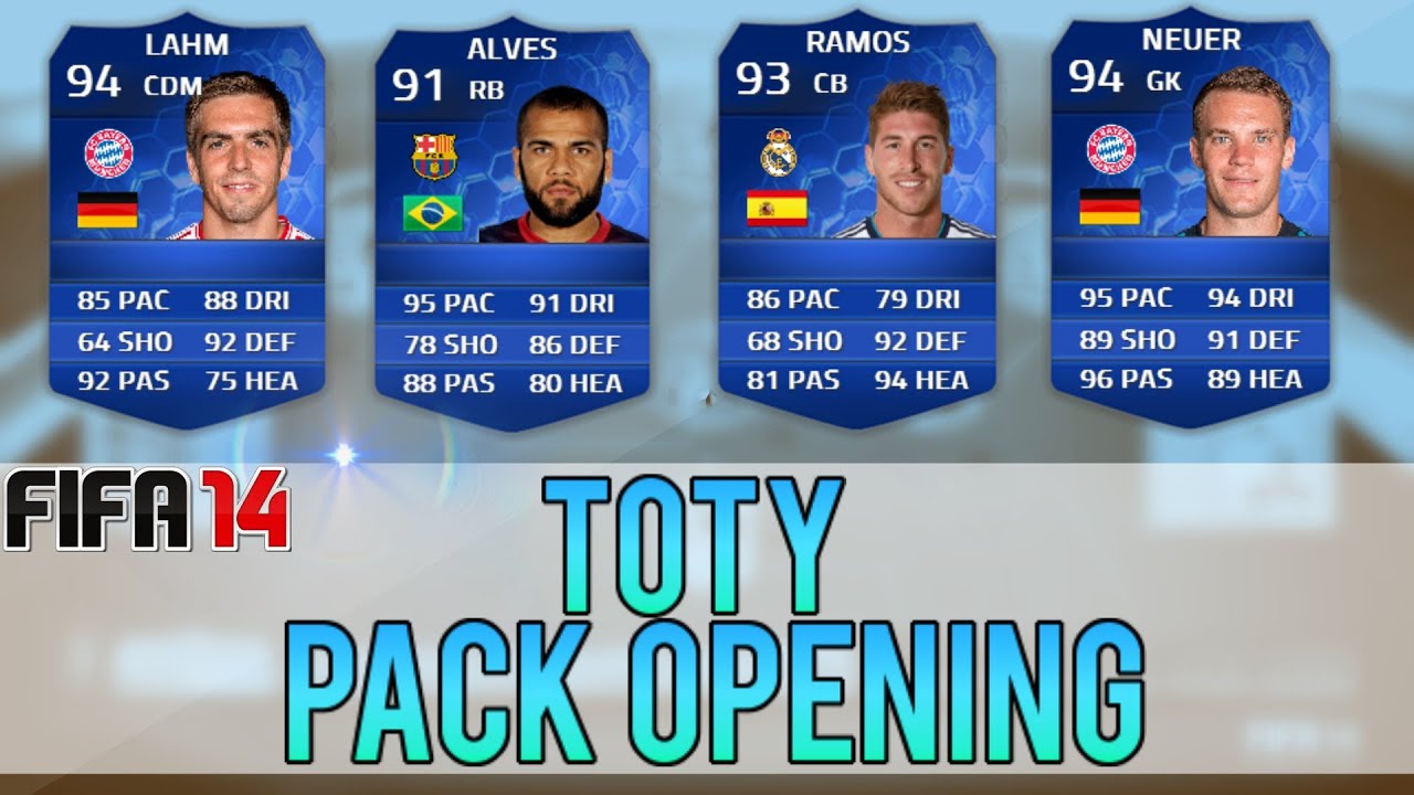 Fifa 14 Ultimate Team| TEAM OF THE YEAR (TOTY) PACK OPENING!| Really EA...