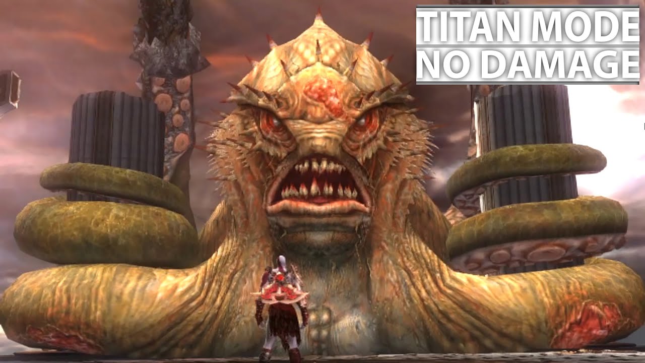 God of War 2 Kratos vs Kraken Very Hard (TITAN) No Damage