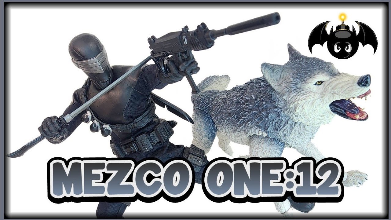 Обзор фигурки Mezco Toyz One:12 Collective G.I. Joe Snake Eyes with Timber.