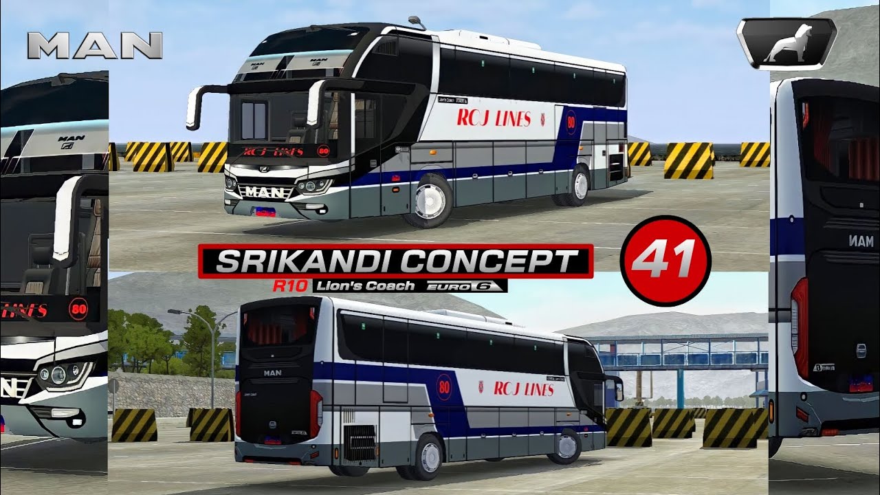 RCJ LINES | SRIKANDI CONCEPT 41 | MAN LION'S COACH R10
