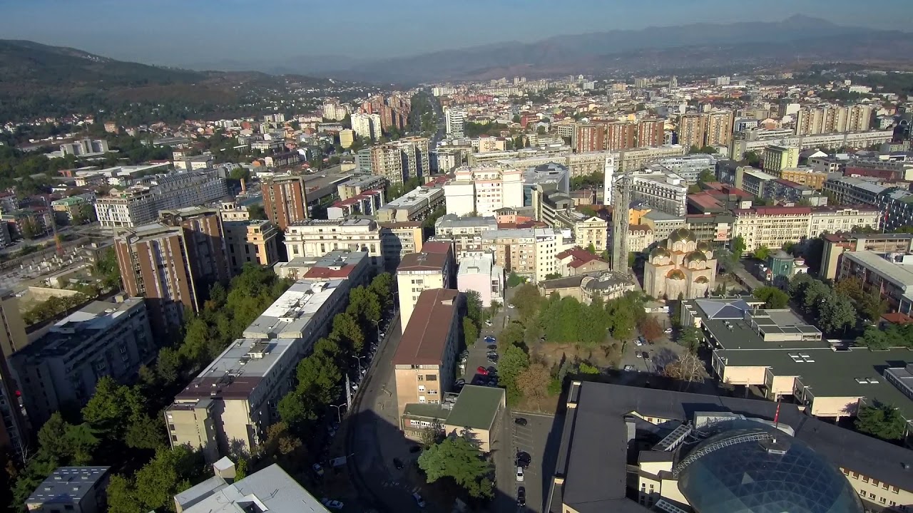 Macedonia, Skopje, bird's eye view/Македония, Скопье с высоты птичьего полёта