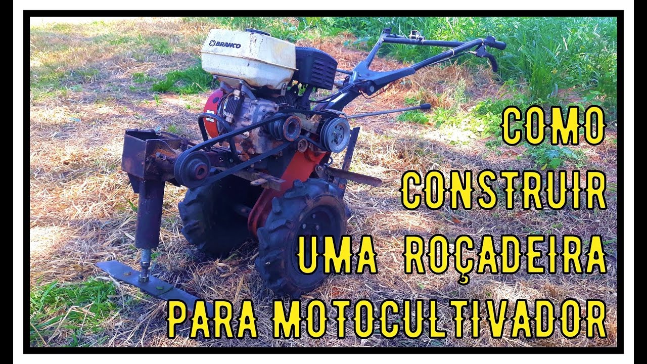 COMO FAZER ROÇADEIRA PARA MOTOCULTIVADOR TRATORITO