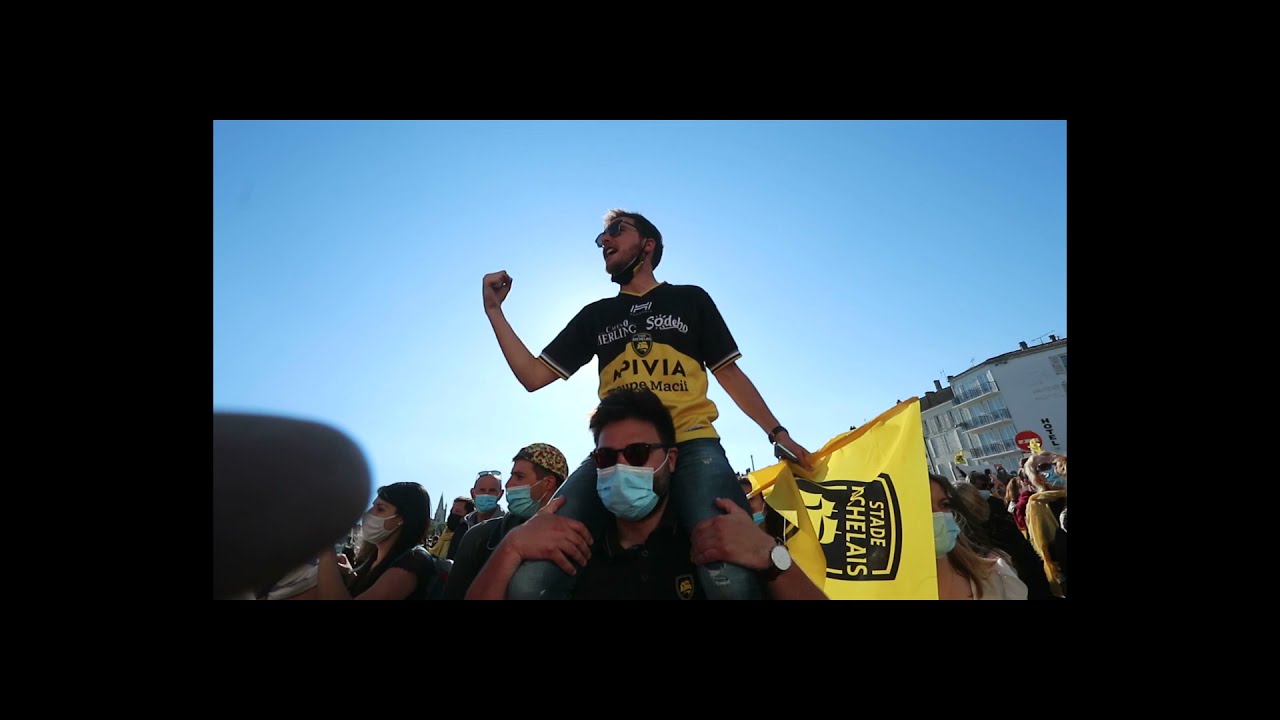 STADE ROCHELAIS : ON est en finale !!!! - La liesse sur le vieux port de La Rochelle - T. ANTON