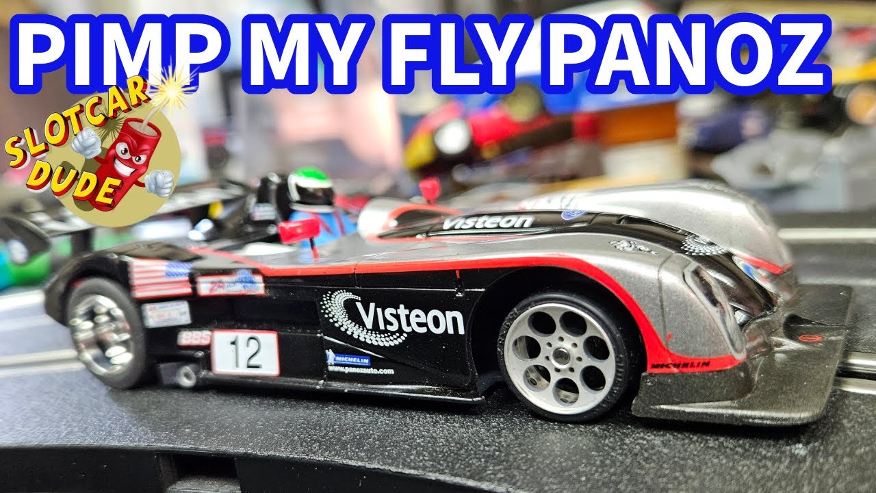 Pimp My Fly Panoz Slot Car, Wasted Effort? All Used Parts# Included! #slotcarsareback #slotcardude