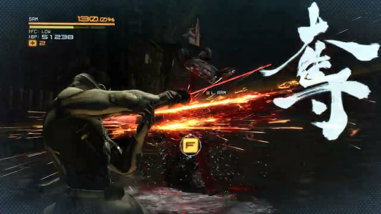 Metal Gear Rising  Revengeance Jetstream LQ84i bladewolf full bossfight all attacks shown
