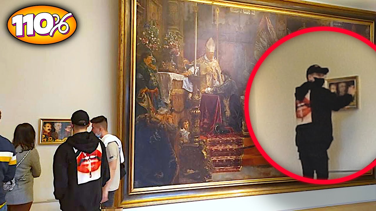 POWIESILIŚMY OBRAZ W MUZEUM NARODOWYM (PRZYŁAPALI NAS)