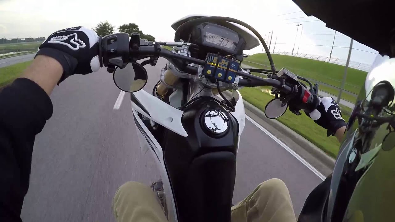 Crf250l Supermoto 13-42 Sprockets Cruisen the Strip!