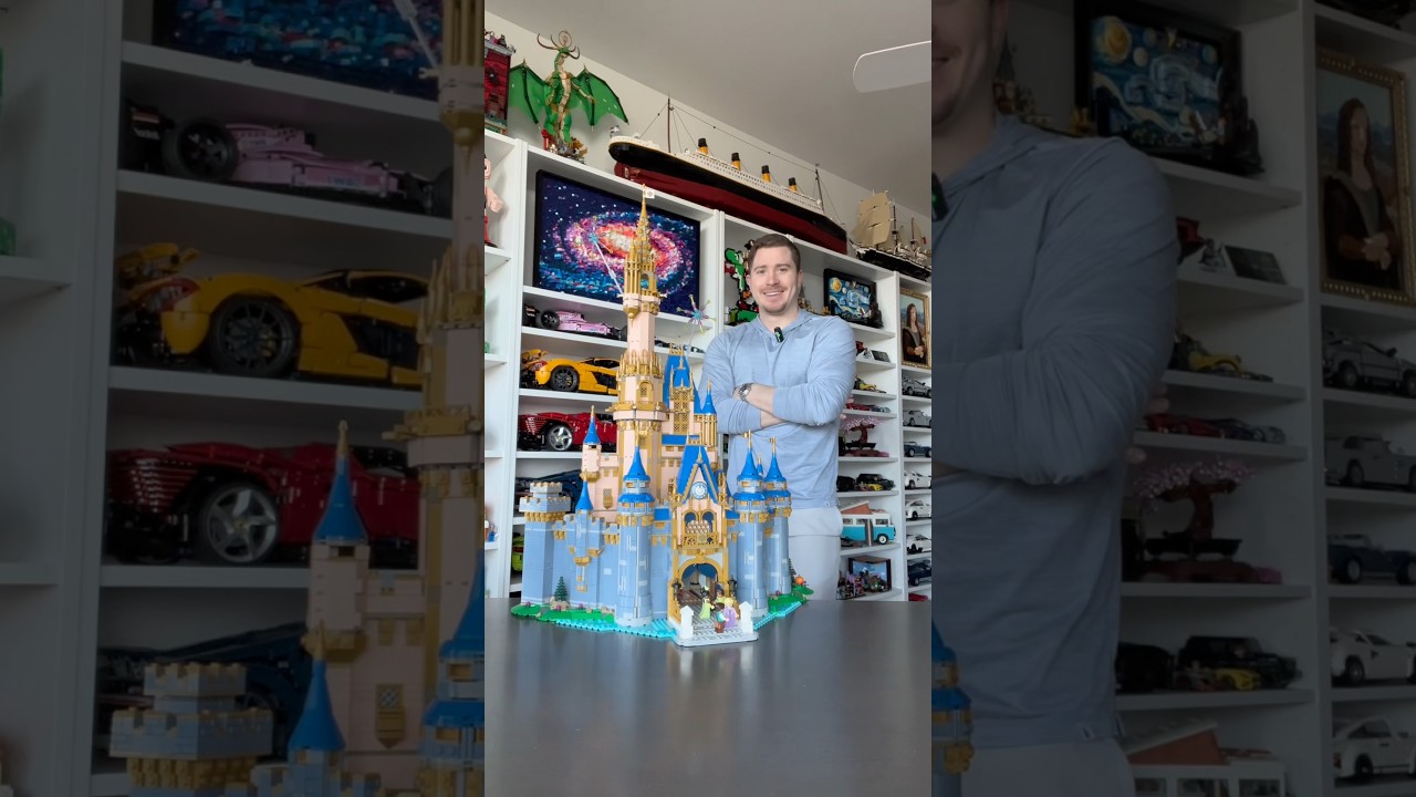 Собираем замок LEGO Disney! Великолепно! #LEGO #ASMR #Disney #Castle #Disneyland #Disneyworld