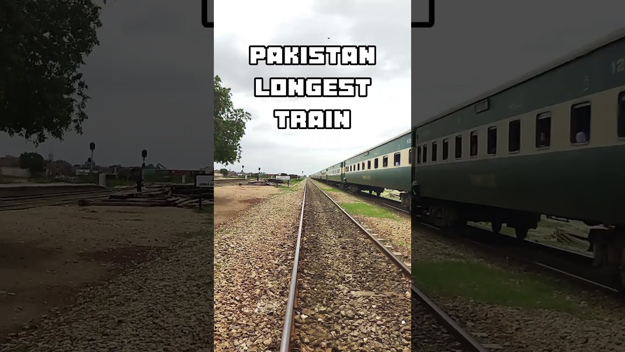 Pakistan Longest Train | Pakistan Railway | #shorts | #train | #youtube