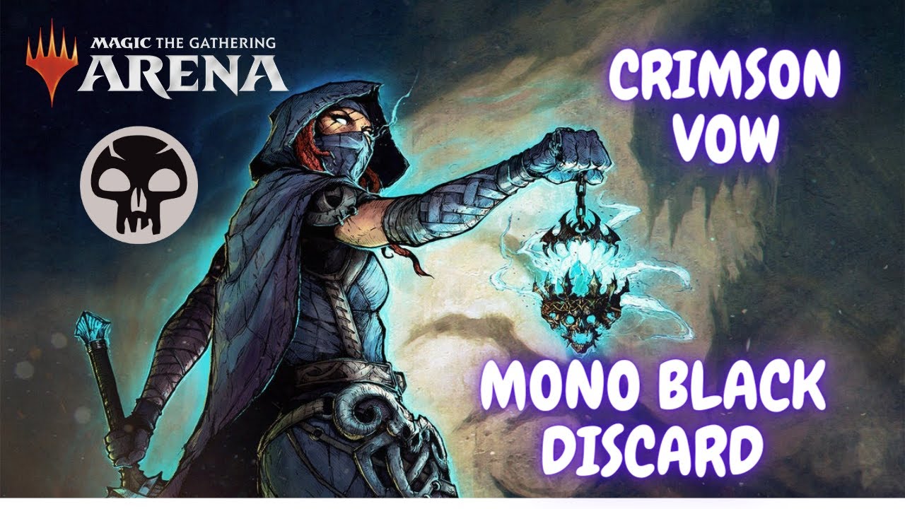 Колода Моно-черная на сбросе карт / Mono-black Discard deck. MTG arena / мета 2022