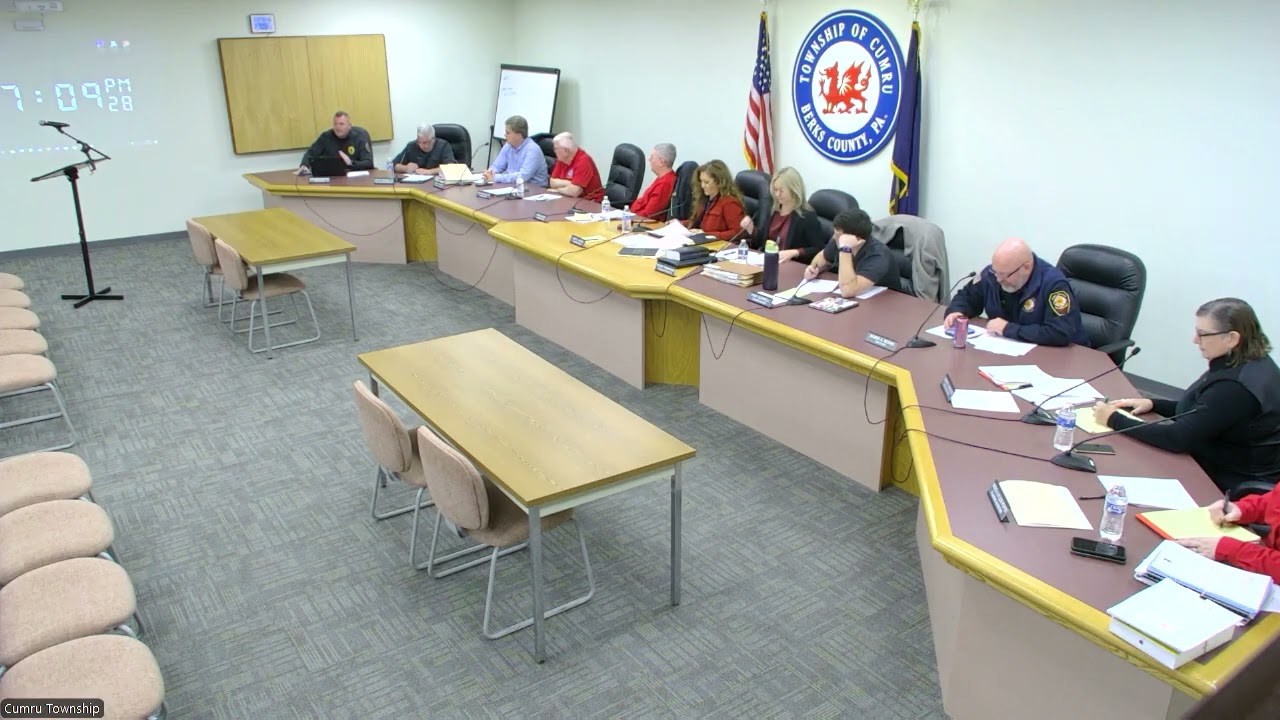 Cumru Township Board of Commissioners Meeting 12/16/2025
