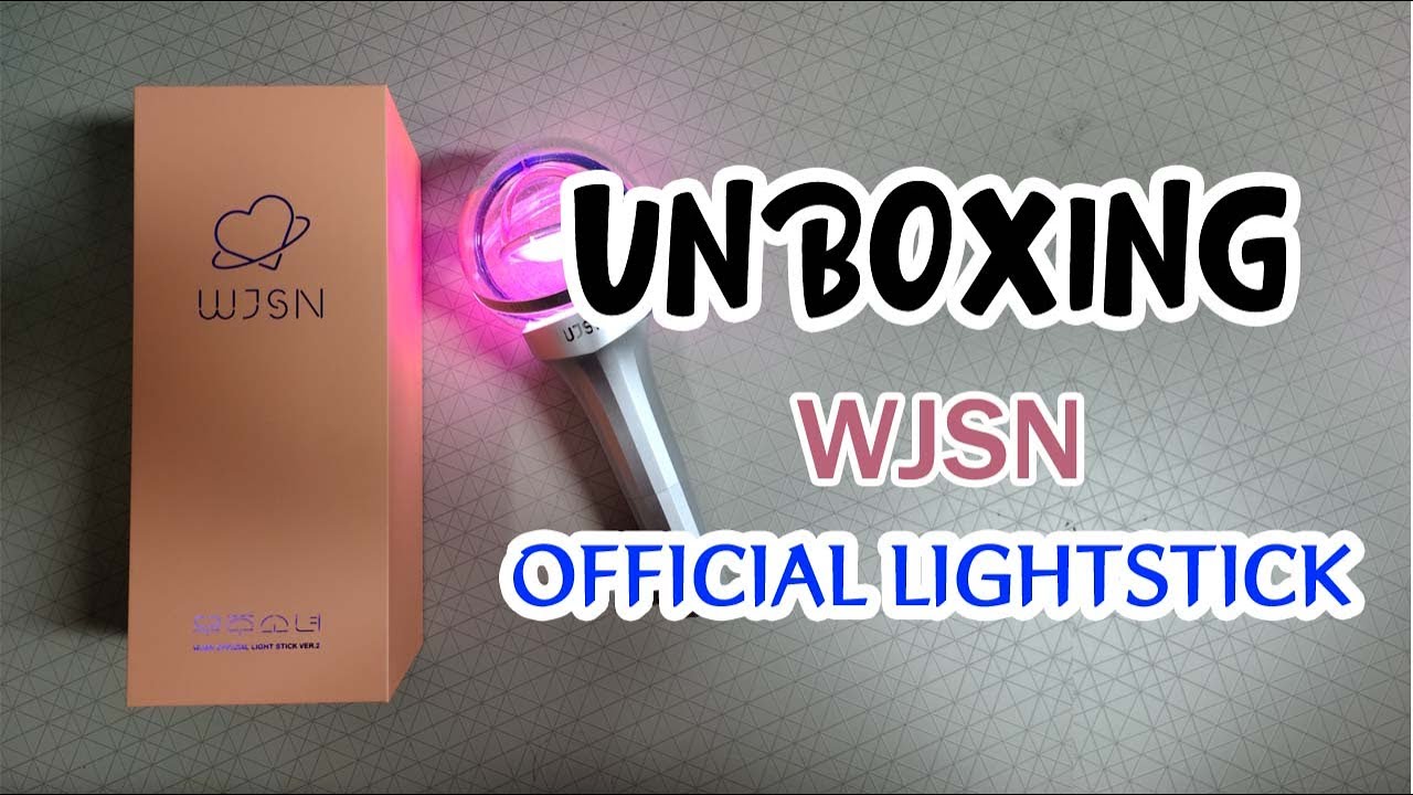 우주소녀 WJSN 공식 응원봉 버전2 개봉 후기