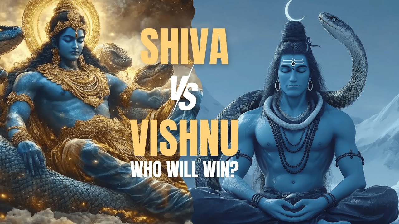 Lord Shiva vs  Lord Vishnu : Epic Battle Revealed! Who Won? | AI-Generated Showdown