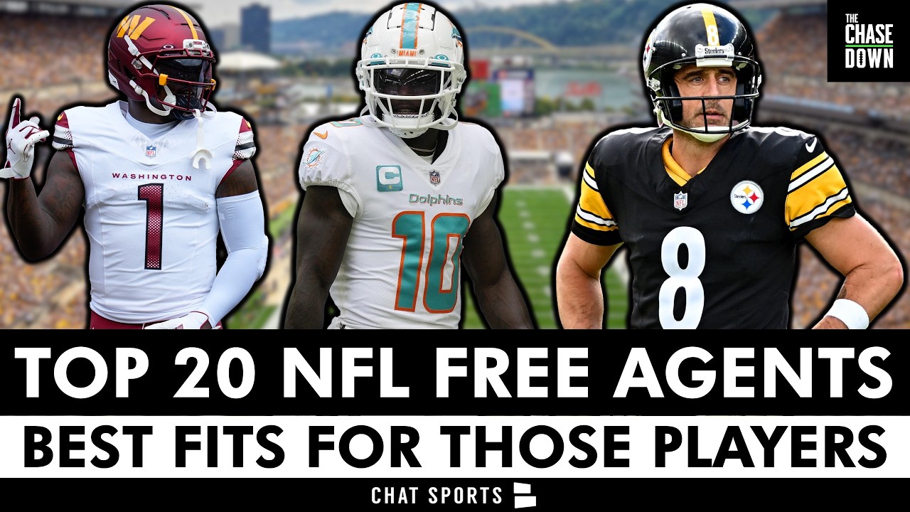 Top 20 NFL Free Agents Left In NFL Free Agency & Their Best FITS