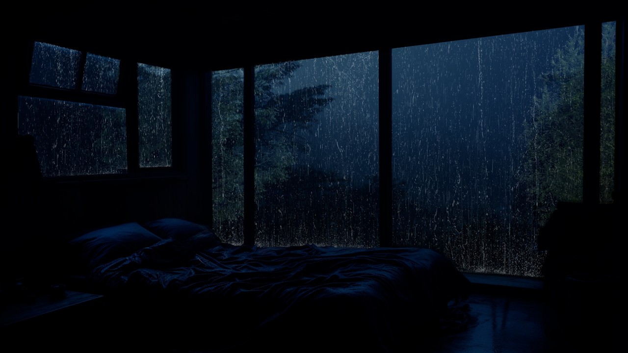 Drift into Deep Sleep with Relaxing Rain Sounds | Calming Night Ambience to Ease Insomnia Naturally