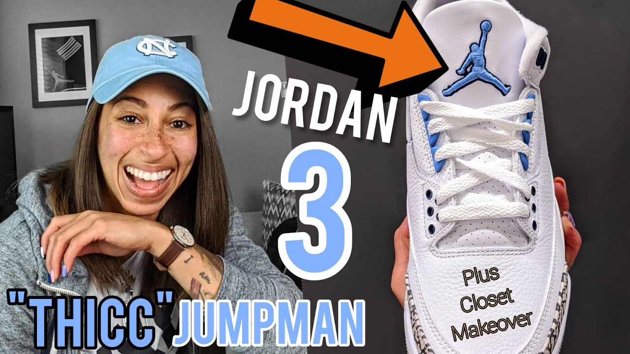 Air Jordan 3 "MEN's" UNC Valor RELEASE RECAP! Plus NEW Sneaker Closet Setup! Drop 10K Q&A Questions