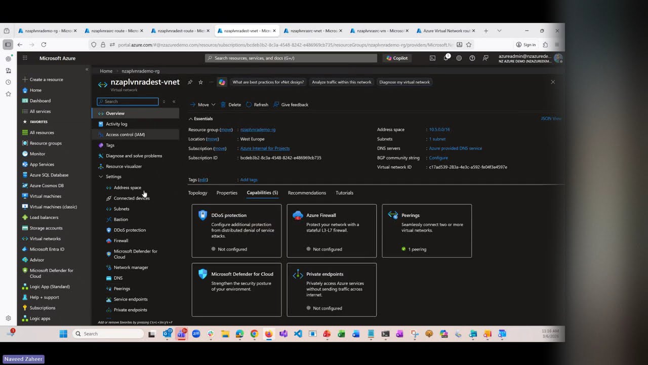 Azure Virtual Network routing appliance (Preview)